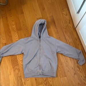 Women’s Brandy Melville Purple Zip-Up Hoodie